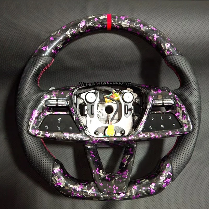 

Racing Car Car Steering Wheel Lock Forged Carbon Fiber The Automobile Steering Wheel for XT5