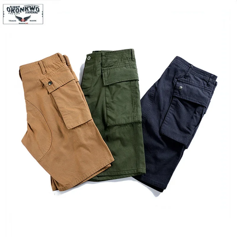 

Summer American Military Shorts Middle Pants Tooling Pocket Outdoor Combat Sports Hiking Training Engineer Men's Multi Bag