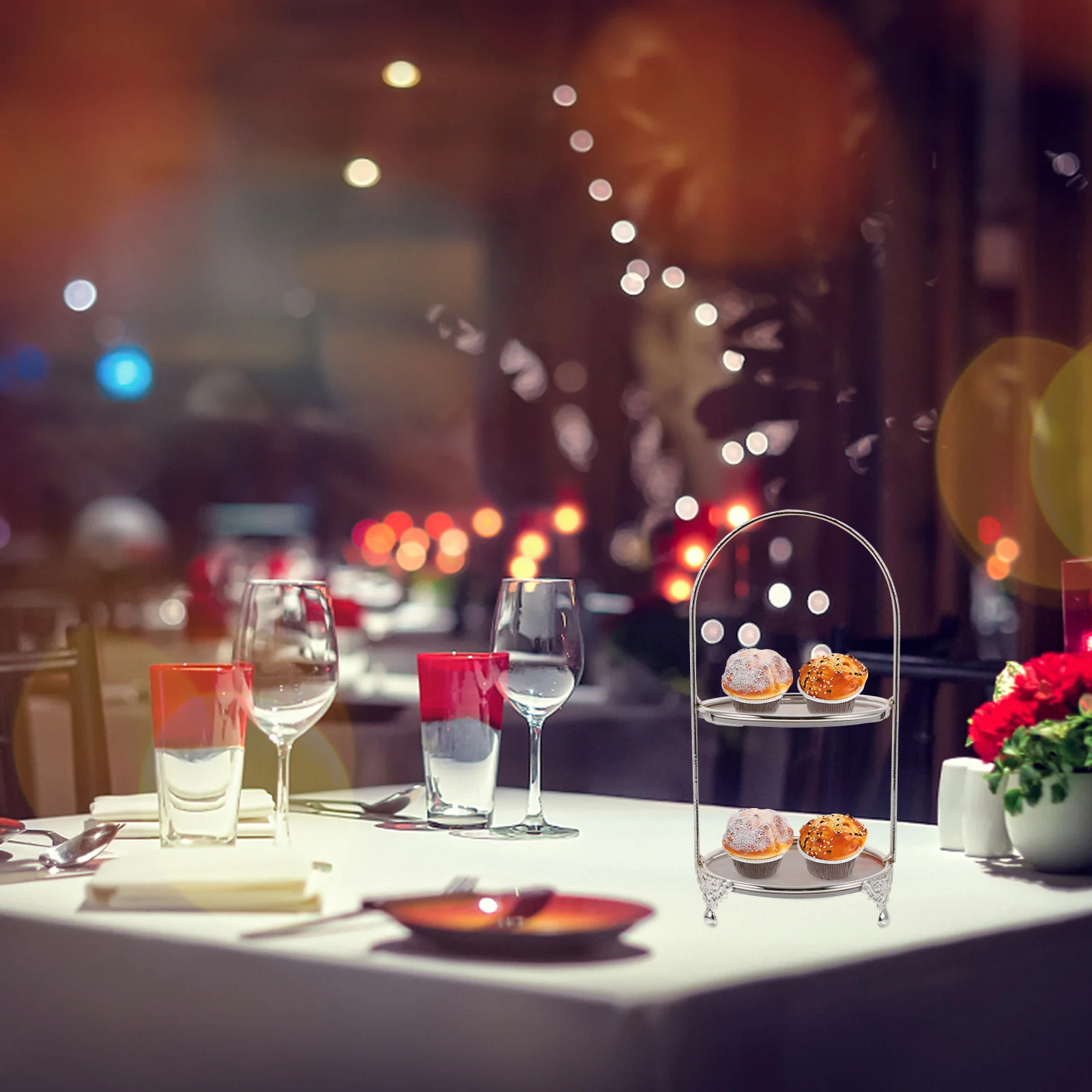 

Cake Stand Cupcake Tray Cupcakes Display Holder Dessert Trays Serving for Stands