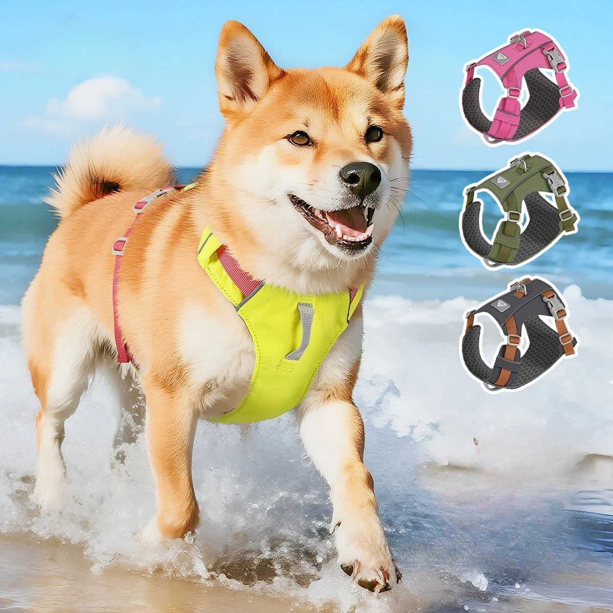 Cat & Dog Leash Anti-Escape & Breathable Chest Harness for Small to Medium Pets Reflective & Retractable Pet Supplies Wholesale
