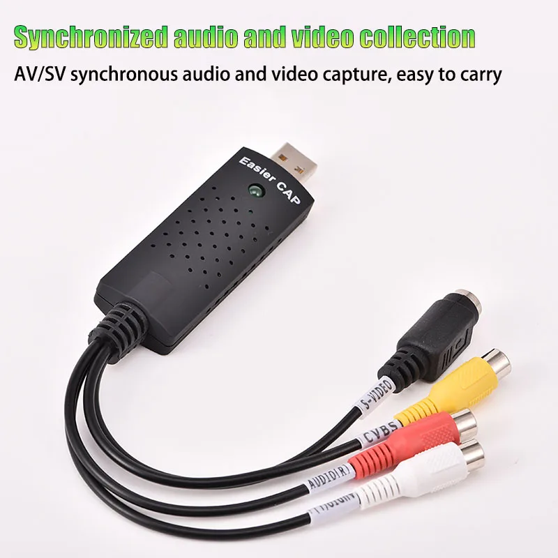 Cltgxdd USB 2.0 إلى RCA مهائي كابلات محول للتلفزيون DVD VHS بطاقة التقاط الصوت والفيديو دعم Windows XP/2000/Vista/Win7 #3