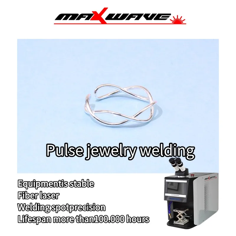 Compact Desktop QCW Pulse Laser Welding Machine Features Display Precise Energy Control for Intricate Jewelry Repair Work