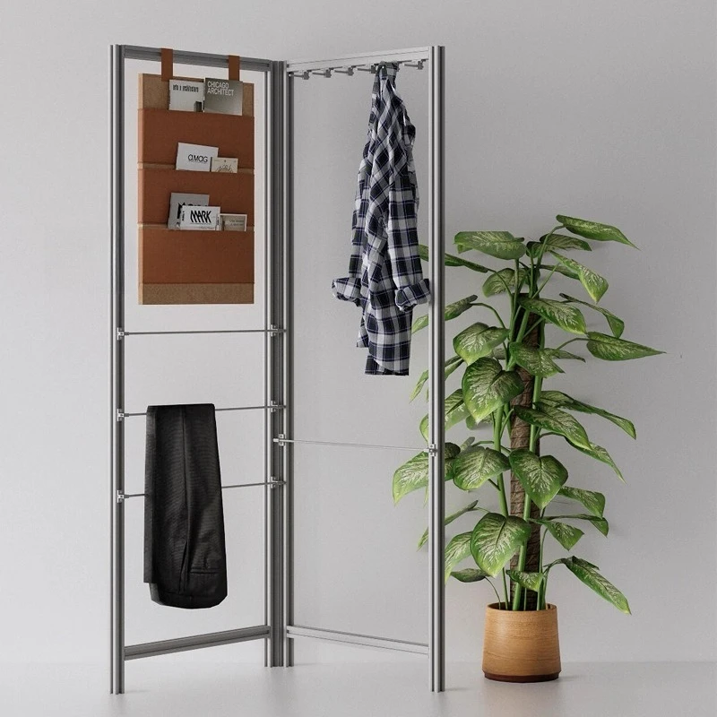 

Modern simple multi-functional hanger floor-to-ceiling bedroom hanger