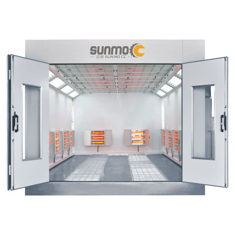 Spray Paint Room,CE Factory Price Infrared Heating Car Spray Booth Paint Room For Sale