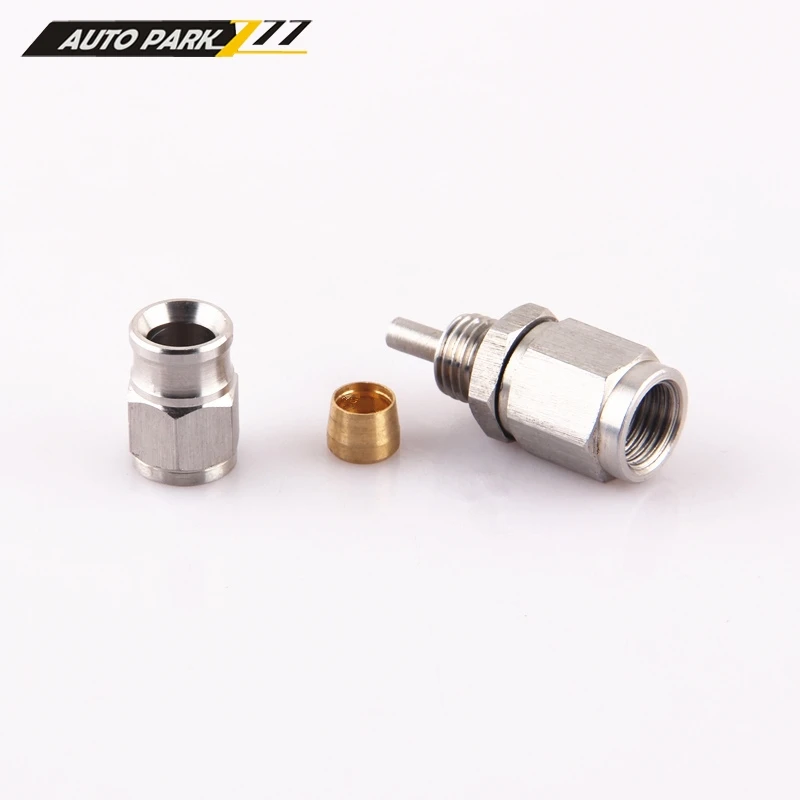 AN3 Hose Stainless Steel Straight Brake Swivel PTFE Hose Ends Female Fitting Adapter Car Engine Part