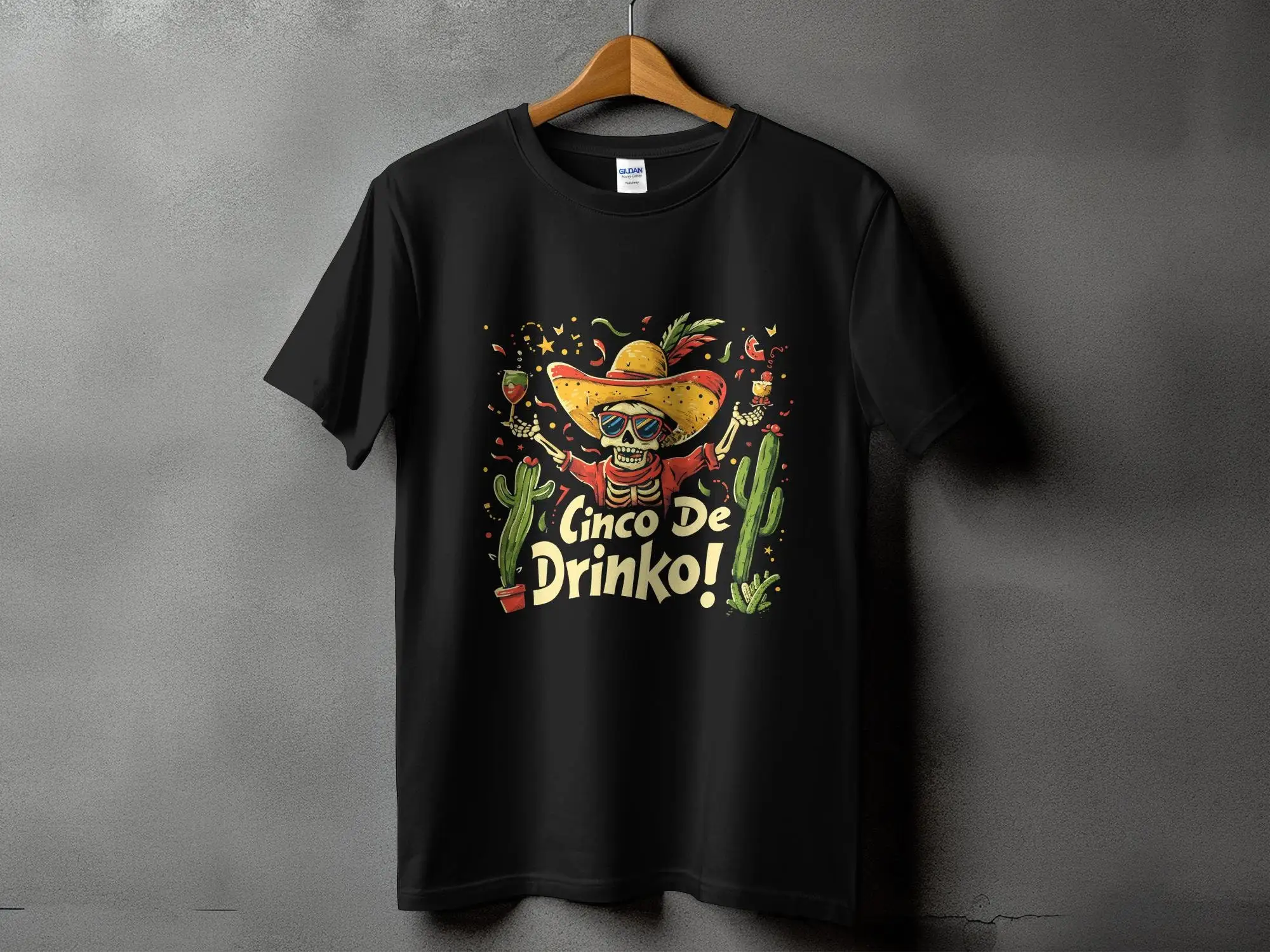 Cinco De Mayo T Shirt Drinko Fun Party Wear Celebratory Mexican Fiesta Apparel