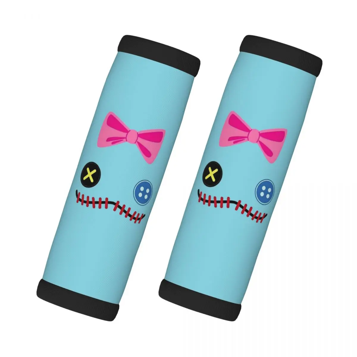 

Custom Stitch Manga Anime Luggage Handle Wrap Suitcase Identifier 2 Pack Refrigerator Handle