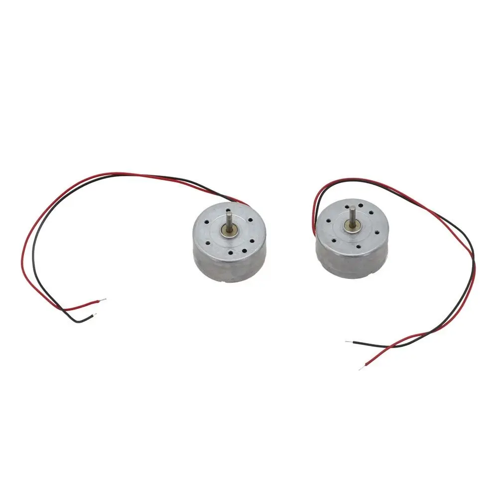 5Pcs New DC 1.5V-6V RF-300 DC Motor 2Pin PH 2.0mm Micro 300 Motor Compact 2 Wire Hanging Neck Fan Motor for Model