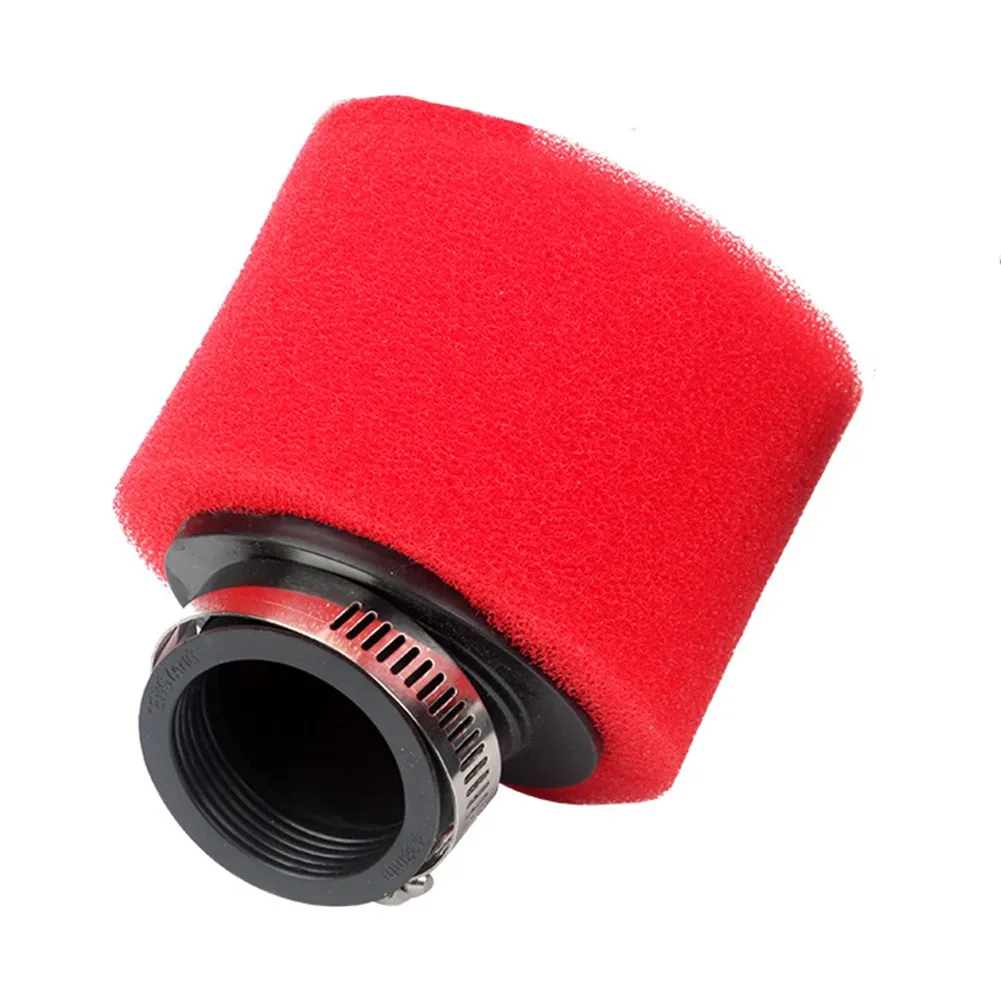 Двухслойный пенопластовый воздушный фильтр, прямой 45 мм для Mikuni 28 мм Molkt 26 мм, сменный карбюратор для мотоцикла, моющийся и многоразовый