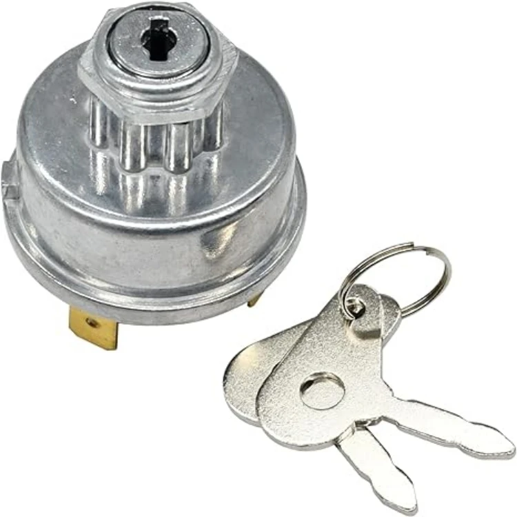 Ignition Switch With 2 Keys 1200-0900 3536550M93 K203992 128SA-35670 for Tractor 684 685 885 885XL 895 895X 4800 6150