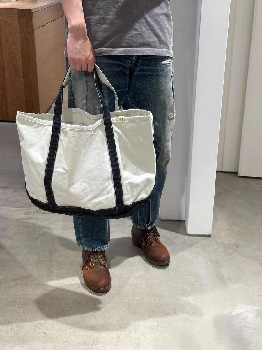 VISVIM ICT JUNEAU TOTE BAG old and damaged color matching handbag
