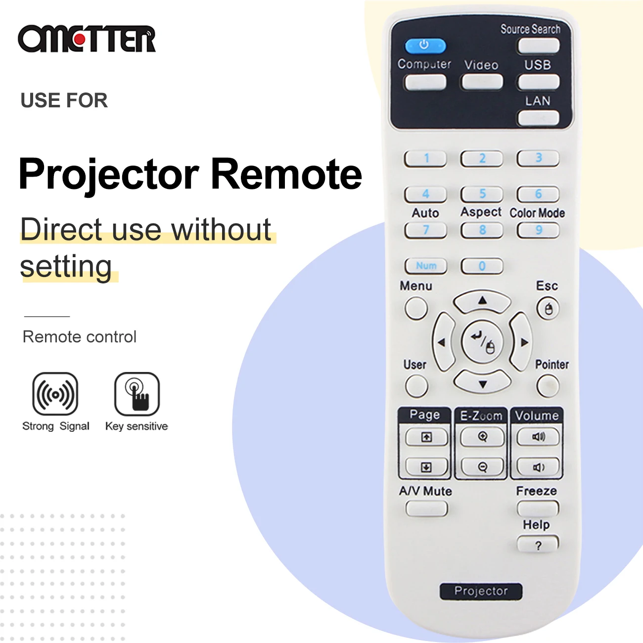 Per Epson Proiettore Telecomando CB-S04 X04 X29 X31 X36 97H 945H 965H CB-S05 CB-S05E CB-X05 EB-C3005WN