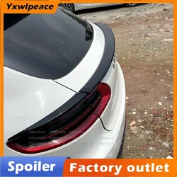 For Porsche Macan 2014 2015 2016 2017 High Quality ABS Glossy Black Car Rear Trunk Middle Spoiler Body Kit Accessories
