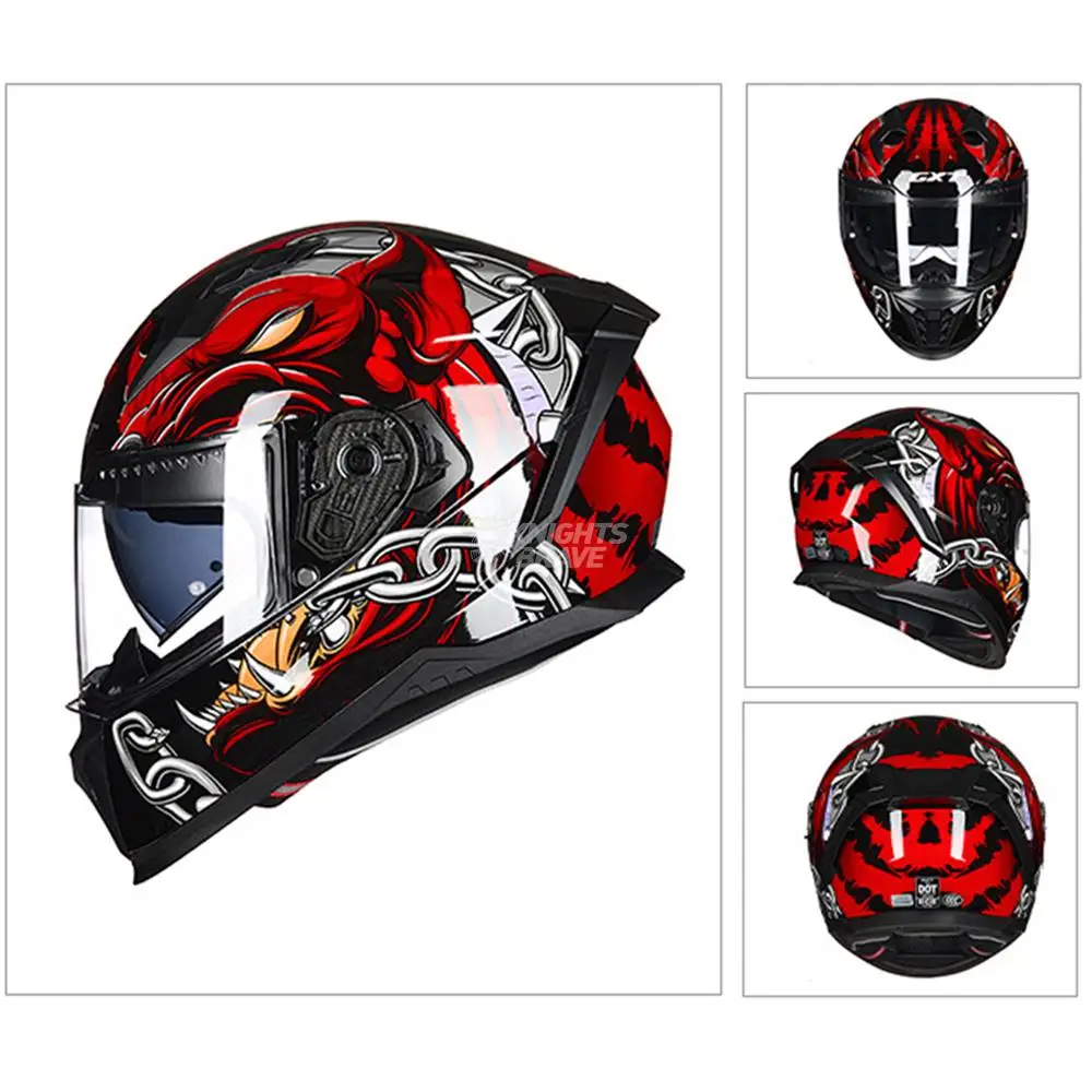 GXT Accesorios Para Moto Men Motorcycle Helmet Full Face Casco Moto Motorbike Motocross Helmet ECE Approval Helmet Motorcycle