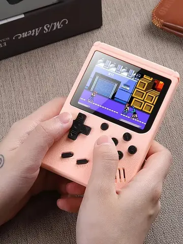400 In 1 MINI Games Handheld Game Players Portable Retro Video Gaming Console Boy 8 Bit 2.4 Inch Color LCD Screen Games