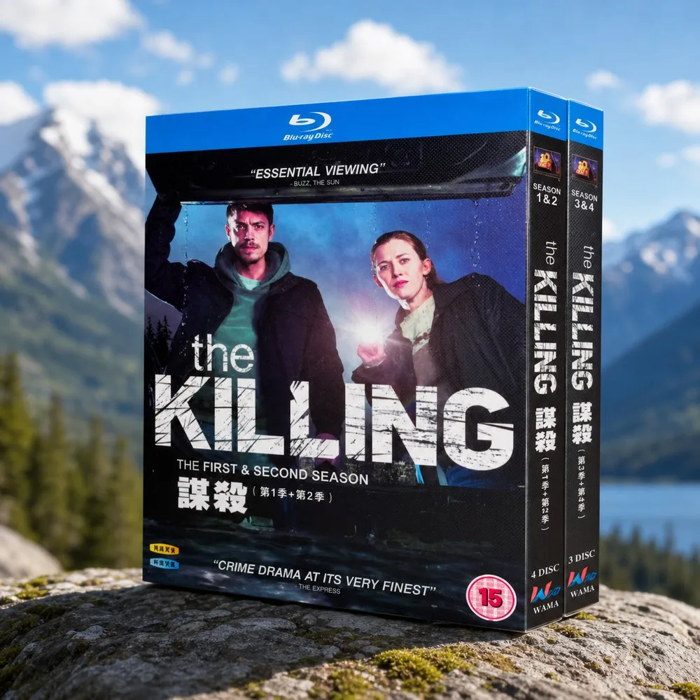 Blu-ray Ultra HD TV Series The Killing Seasons 1–4 Box Set with English and Traditional Chinese Subtitles