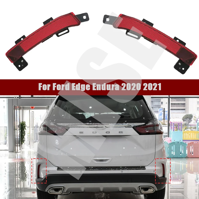 Rear Bumper Reflector Stop Light Fog Light Rear Fog Light Foglamp Brake Lamp Warning Lamp For Ford Edge Endura 2020 2021