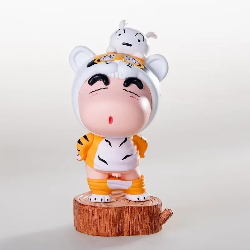 Figurine d'action d'anime, Crayon Shin-chan, Kendnosuke, Nohara, vêtements d'animaux, Tiger Butter, jouets modèles à collectionner en PVC, nouveau