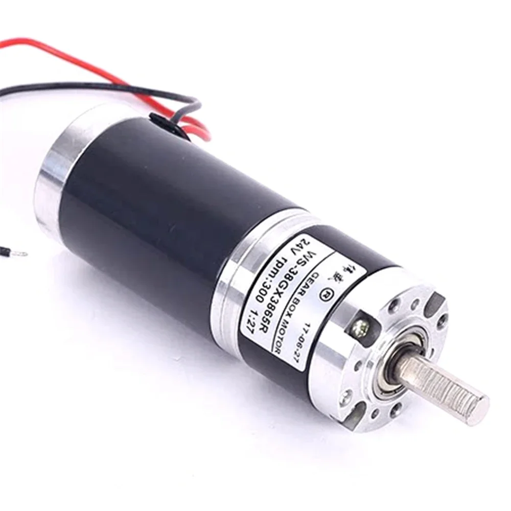 38 مللي متر تخفيض الكواكب موتور تيار مباشر 12 فولت 24 فولت 3-300 دورة في الدقيقة 15 واط تنظيم السرعة المغناطيس الدائم محرك صغير للأدوات الدقيقة #5