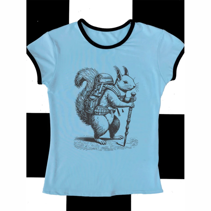 

Fashion Slim Vintage Aesthetics Tees Women's Summer 90s Streetwear Versatile Casual T-shirts Harajuku Punk Gothic Sexy Crop Tops