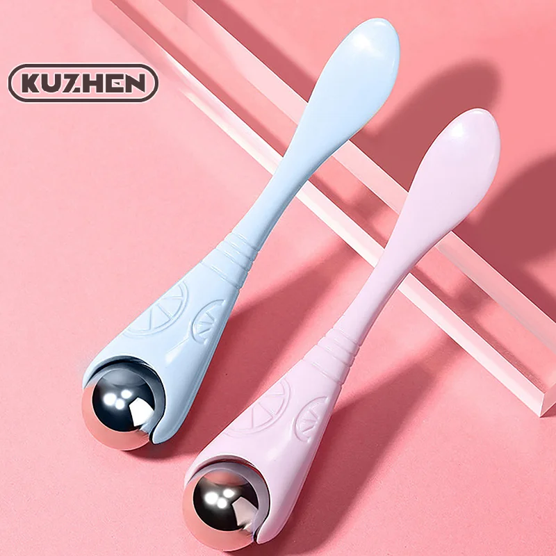 1Pc Roller Eye Massage Stick Dual Head Dual-use Eye Massage Eyes Care Stick Cream Applicators Essence Introduction Stick Tool