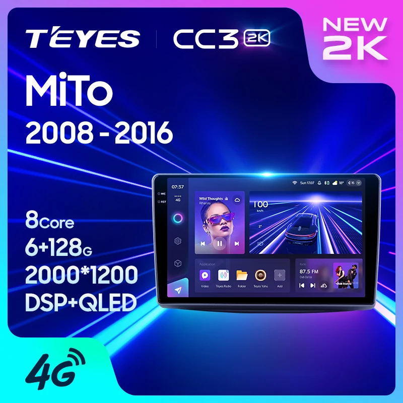 TEYES CC3 2K עבור Lada 955 – מדריך מפורט למשתמשים במערכת מדיה לרכב