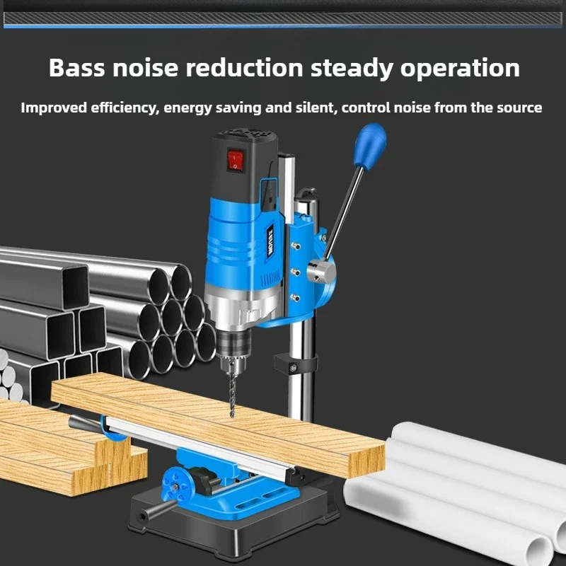 220V Small Benchtop Drill Press Industrial Drilling Milling Machine Worktable Multifunctional Processing Equipment