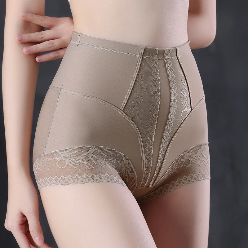 

2023 High Waisted Abdomen Tightening Buttocks Lifting Pants No Trace Antibacterial Bottom Crotch Body Shaping Women Underwear