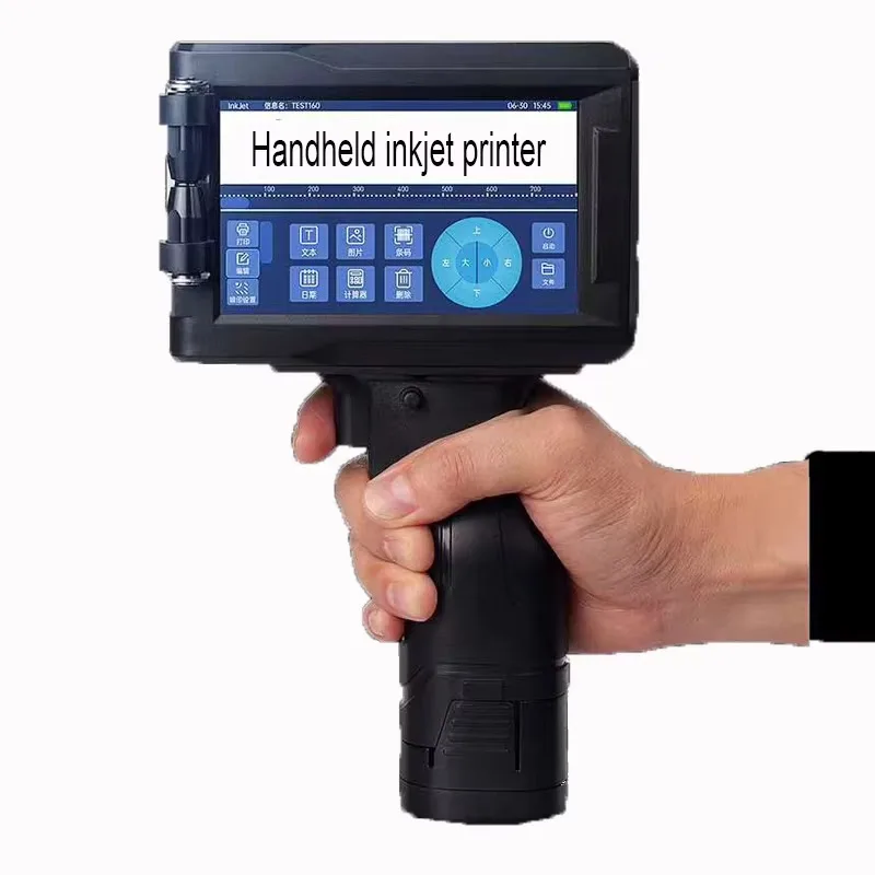 Practical Intelligent High Precision Handheld Inkjet Printer for Carton, Metal & Plastic