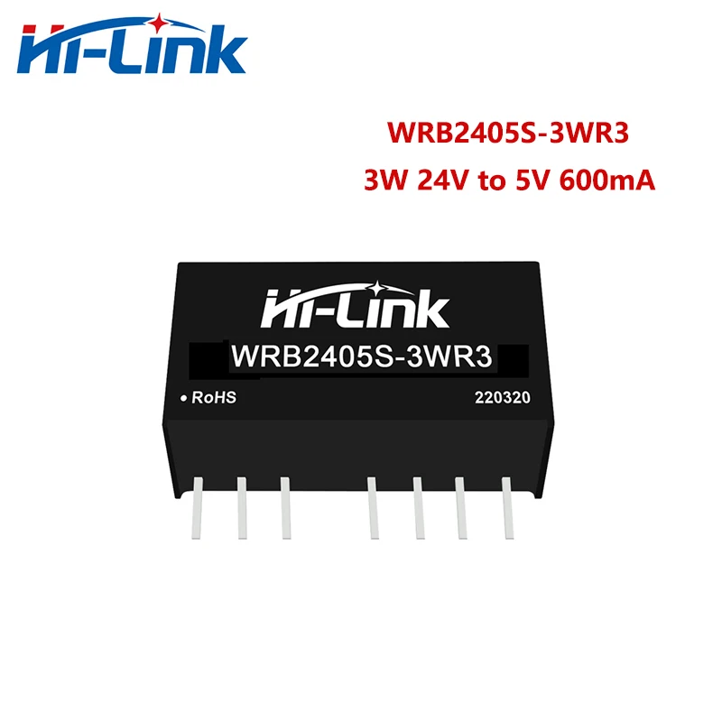 Imagem -04 - Conversor Hi-link-dc Mini Conversor Wrb2403 05 05 09 12 15 24s3wr3 3w 3.3v 5v 9v 12v 15v 15v 24v Novo Pcs por Lote Inteligente Power Supply Module