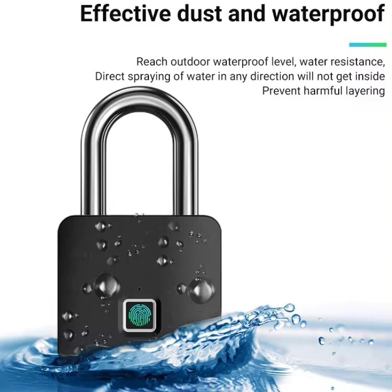 กุญแจล็อคอัจฉริยะแบบลายนิ้วมือ Tuya  กันน้ำ IP67 ปลดล็อคด้วยรหัสผ่าน แอปพลิเคชัน  ควบคุมระยะไกล ป้องกันการโจรกรรม เหมาะสำหรับหอพัก กระเป๋าเดินทาง ตู้เก็บของ ประตู  ขนาดเล็ก