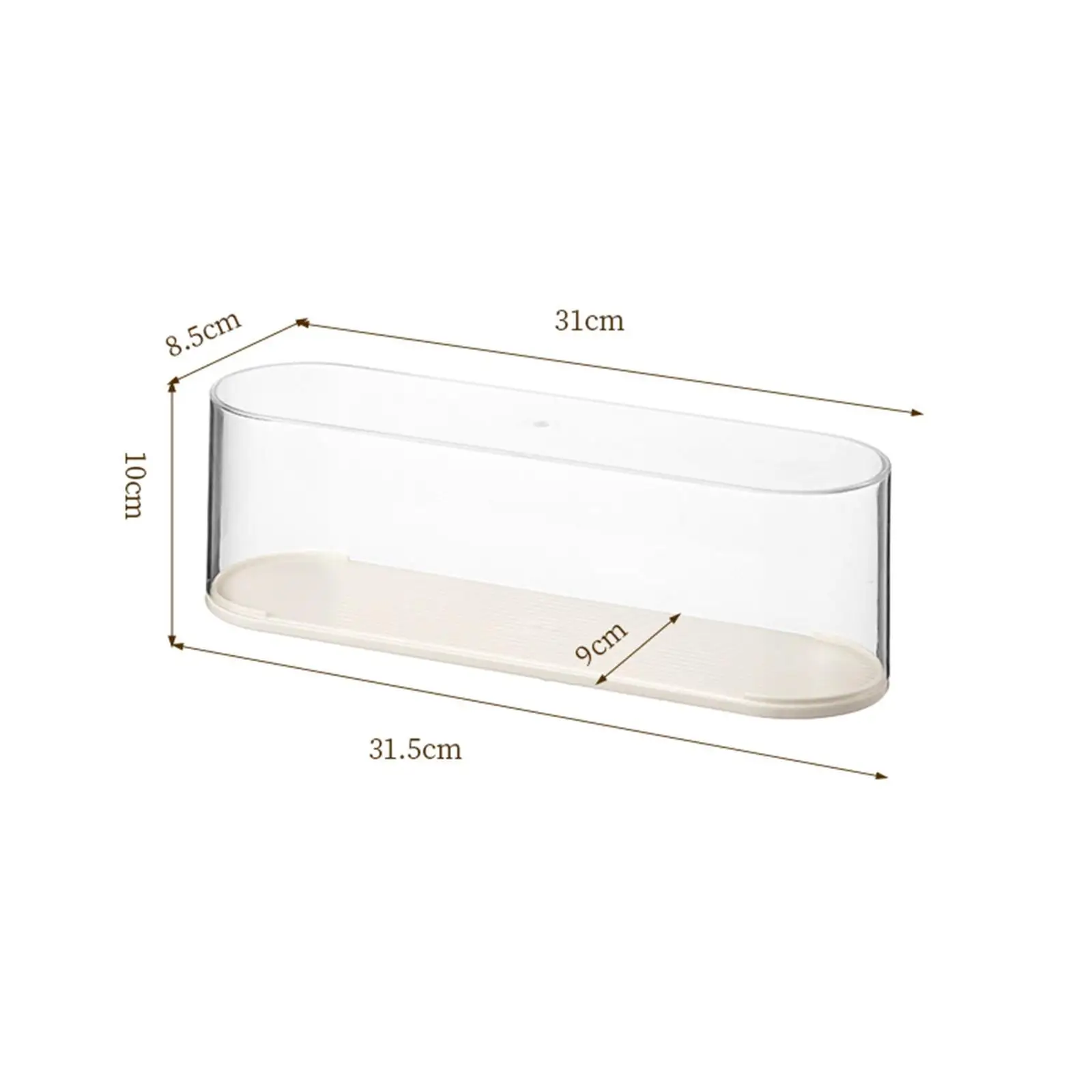 Showcase Display Stand Detachable Shelves, Stackable Clear Display Case Showing Cabinet for Action Figure Model Toy Display