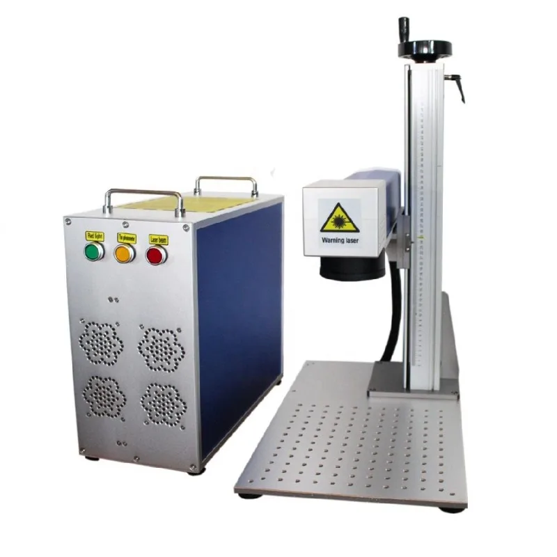 30/50/100W Fiber Laser Marking Machine for Gold Silver Stainless Steel Copper Aluminum Sheet Marking