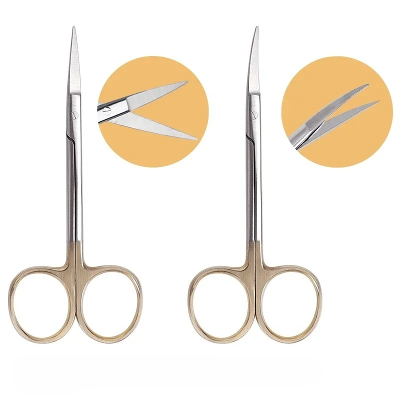 

Scissors Steel Small Nail Tools Eyebrow Nose Hair Cut Manicure Makeup Professional Beauty Cuticle Scissors Foot Care Tools