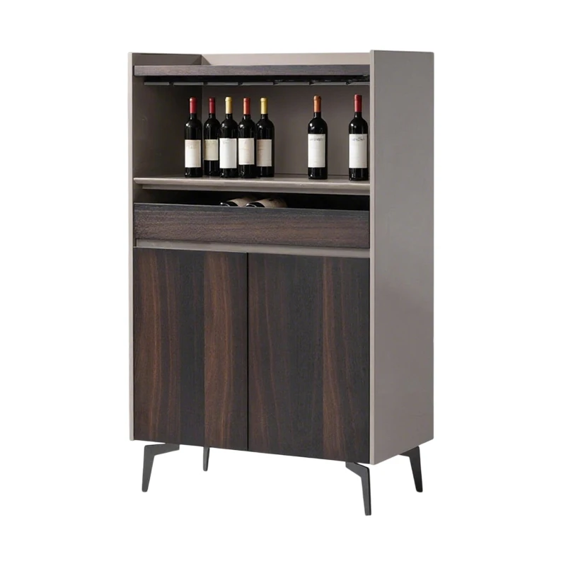 LH Modern Simple Double Door Wine Cabinet Living Room Minimalist Edge Locker