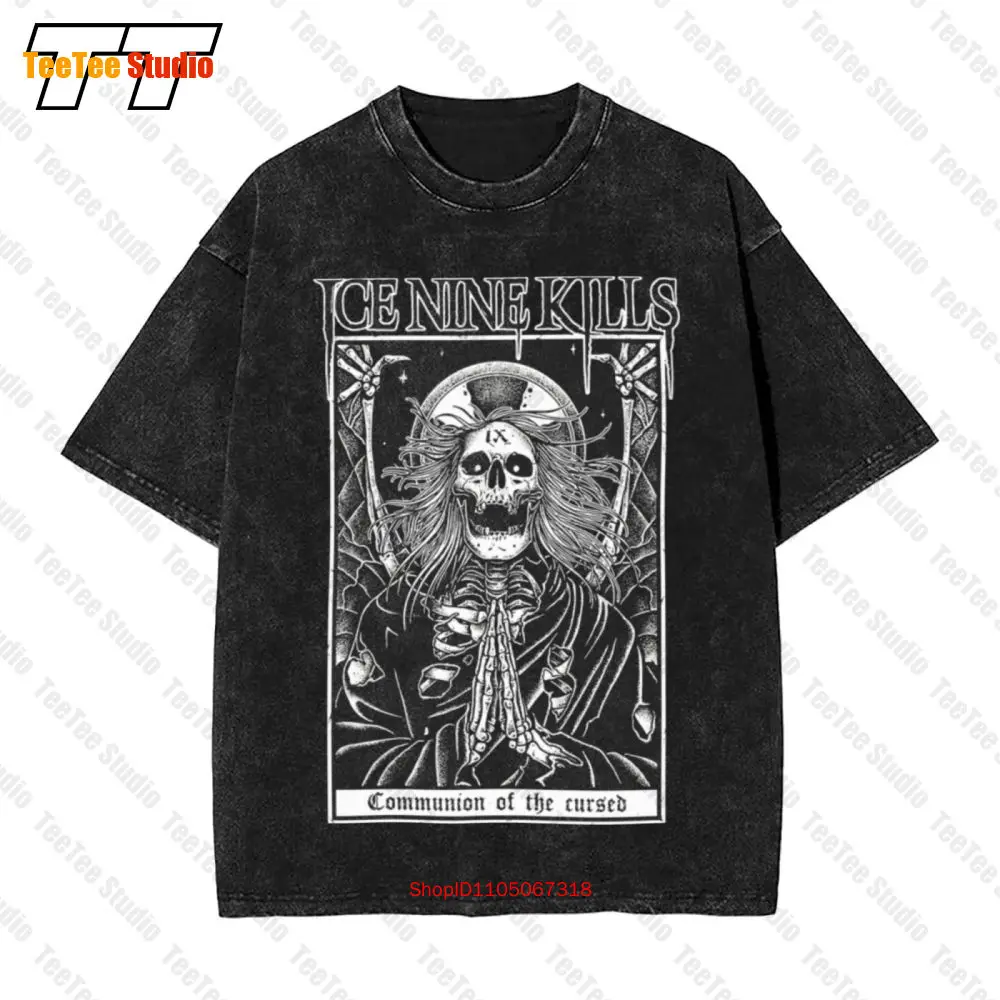 

Винтажная футболка большого размера Ice Nine Kills Communion Of The Cursed LKZQ
