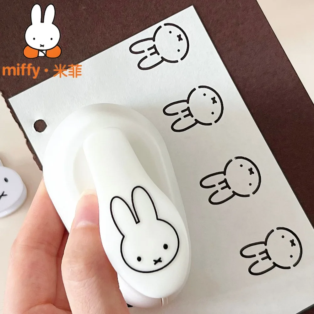 Cute Miffy Large Pattern Puncher Rabbit Embossing Tool DIY Handcraft Accessory Creative Printing Machine for Journal Scrapbook view 3