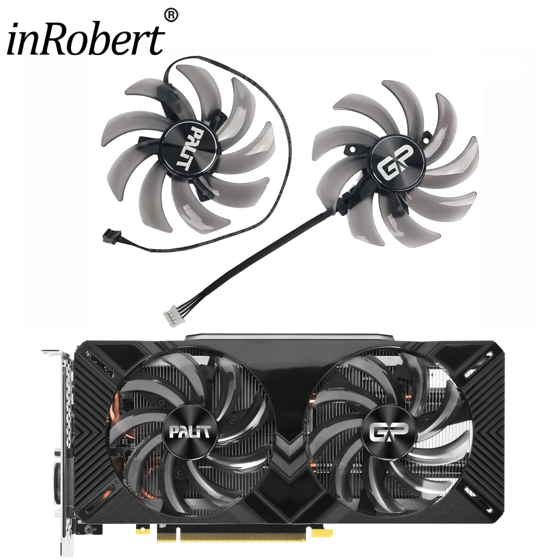 85mm GA91S2U 12V 0.4A Cooling Fan RTX2060 RTX2070 Graphics Card Fan For PNY Palit RTX 2060 2070 Gamingpro Dual GPU Cooler