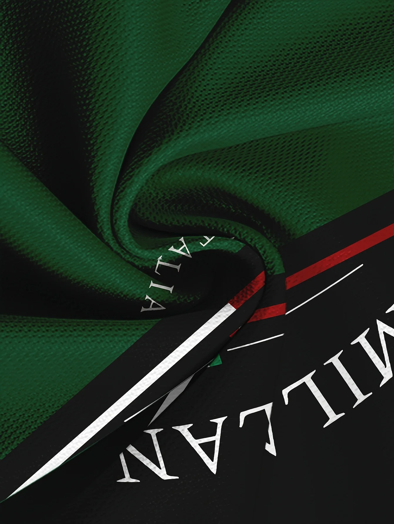 Summer 2025 new men's T-shirt 3D printed casual, fashionable and retro black and green polyester men's T-shirt image 5