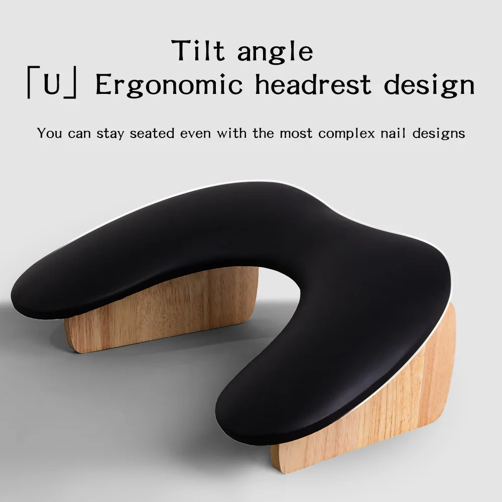 Russian U-shaped Nail Hand Pillow Butterfly Foldable Inclined Surface Minimalist Leather Cushion for Nail Salon Desktop Tools