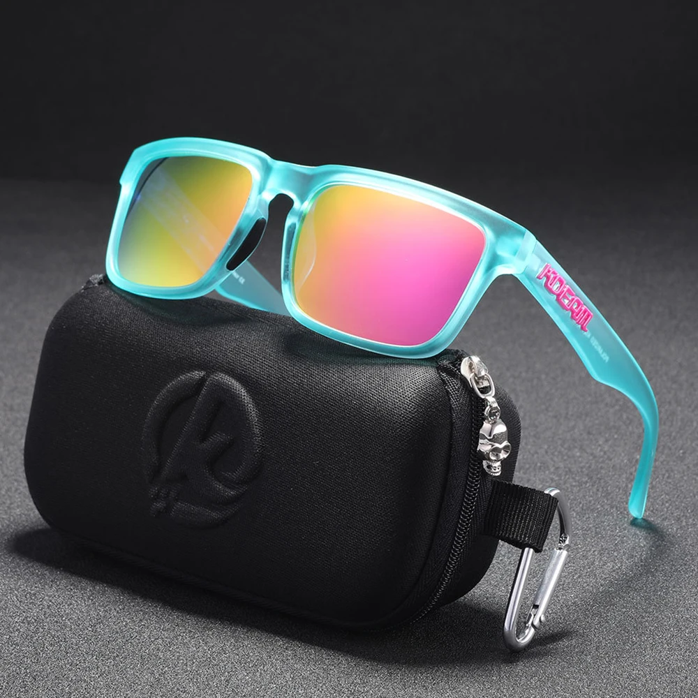 Neue KDEAM Marke Kurze Design Männer Platz Polarisierte Sonnenbrille Hochwertige Fahren Sonnenbrille Mode Frauen Shades UV400 Brillen – Detail 30