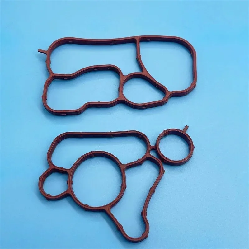 06L117070 06L115441 Engine Oil Cooler Gasket for Audi Volkswagen 3rd Generation Engine 06L1of 4pcs for AUDI A4 A5 Q5 4G0 407 515