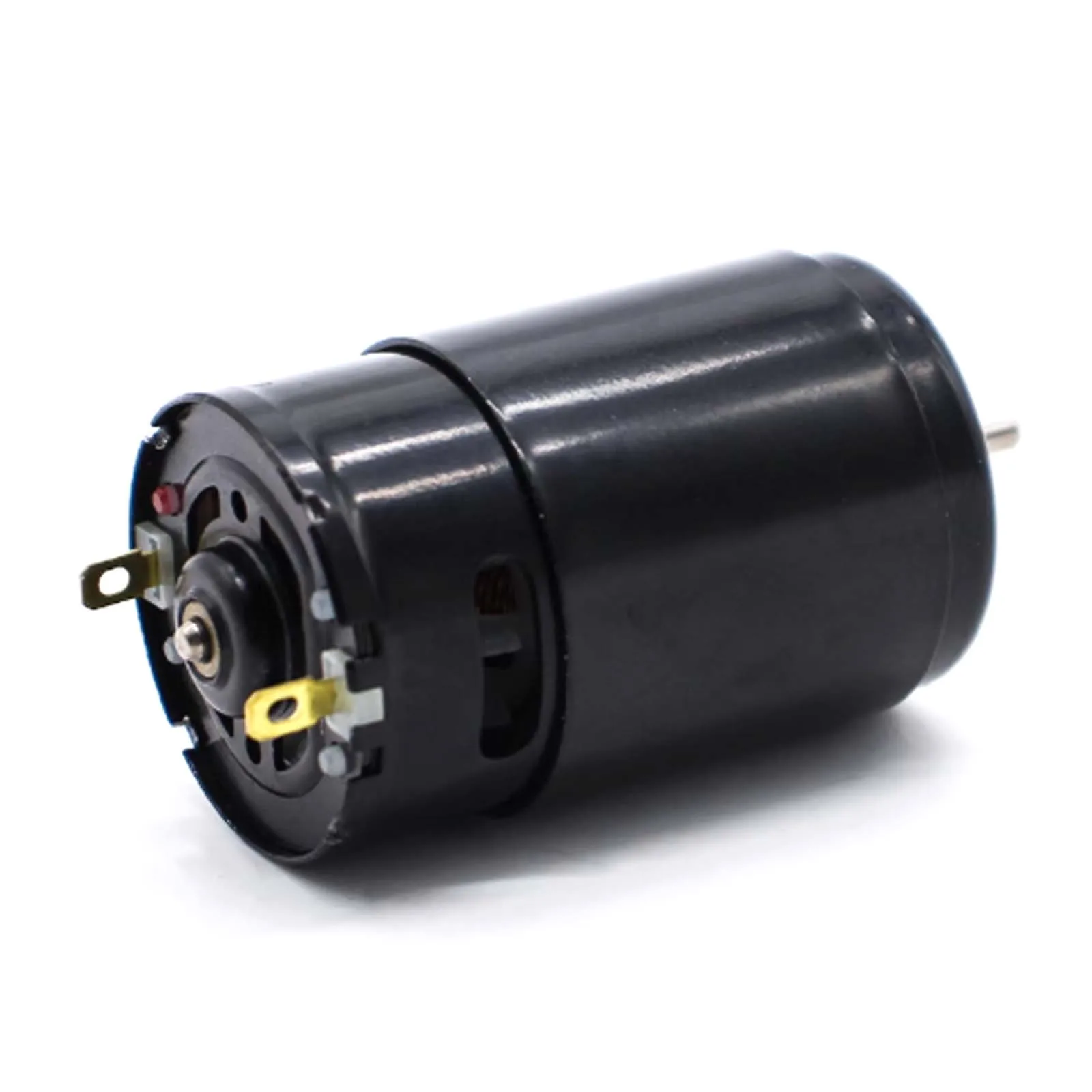 

DC 12V 550 High Torque Brushed Motor - Black Shell 3.175mm D-Shaft Motor for RC Cars, Off-Road Vehicles, DIY Drills