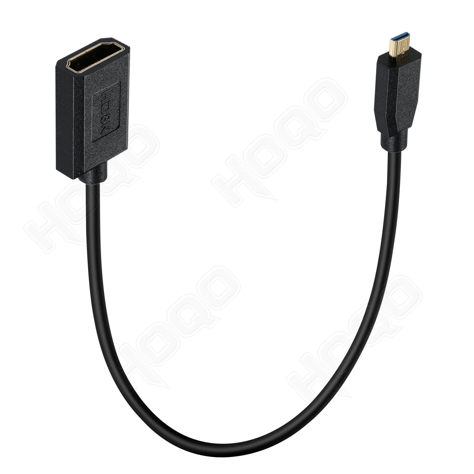 8K60Hz Micro HDMI-Compatible to HDMI-Compatible female cable OD4.0 micro HD to HD Cable for camera DIY computer connect display