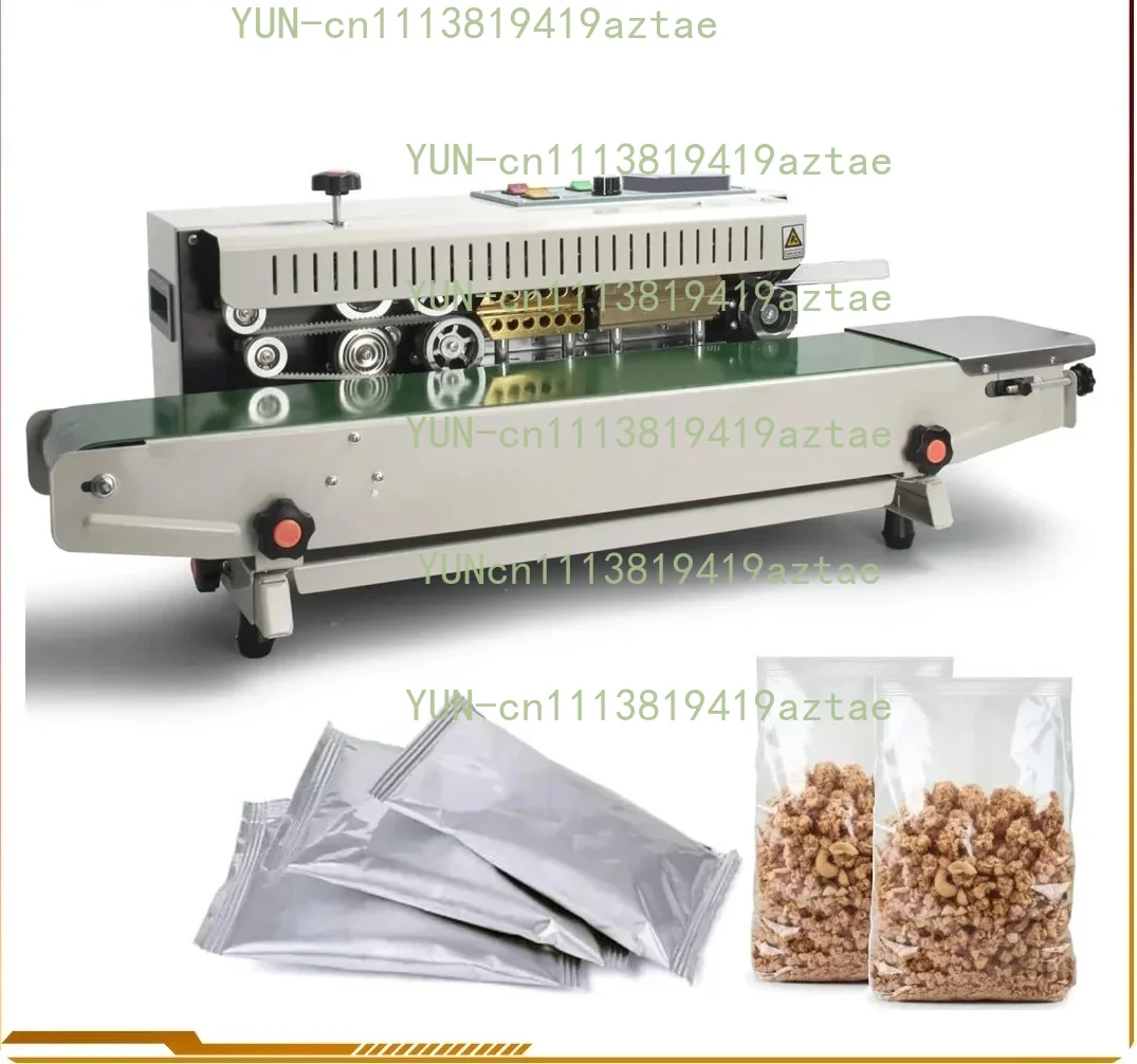 Continuous Sealing Machine Automatic Horizontal Continuous Bag Band Sealer FR900 Plastic Bag Sealer Machine with Digital