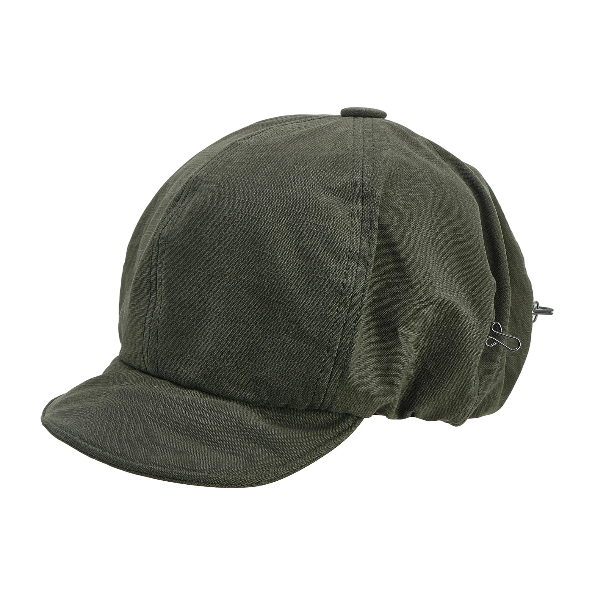 قبعة بيريه نسائية مع حافة ريترو بيكر بوي قبعة ناعمة قابلة للتنفس لرسام اللبلاب مع مشابك ورقية