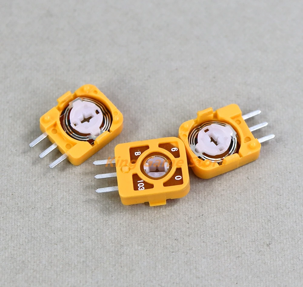 Botón Microinterruptor analógico 3D naranja para controlador XBOX360, potenciómetro, resistencias de eje, 2 uds.