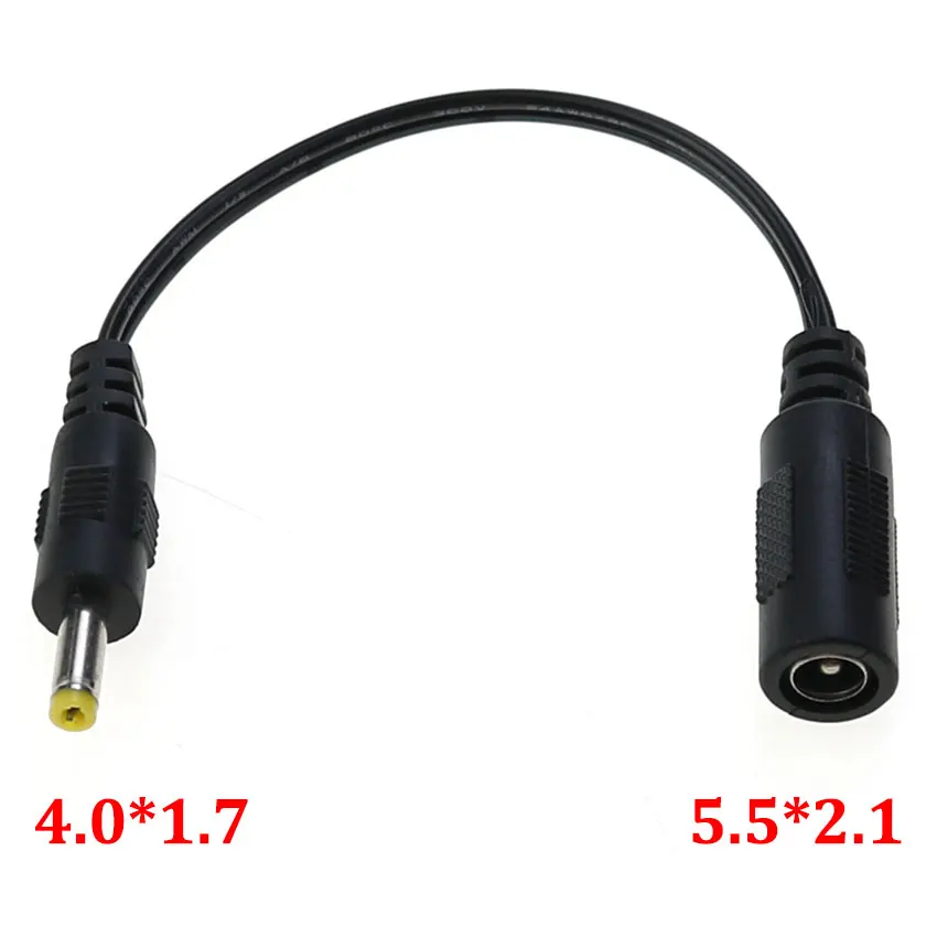 5.5*2.5mm 3.5*1.35mm 4.0*1.7mm 4.8 2.5 0.7 Extension Connector Power Cord 5.5x2.1mm DC Female Power Jack to DC Male Plug Cable