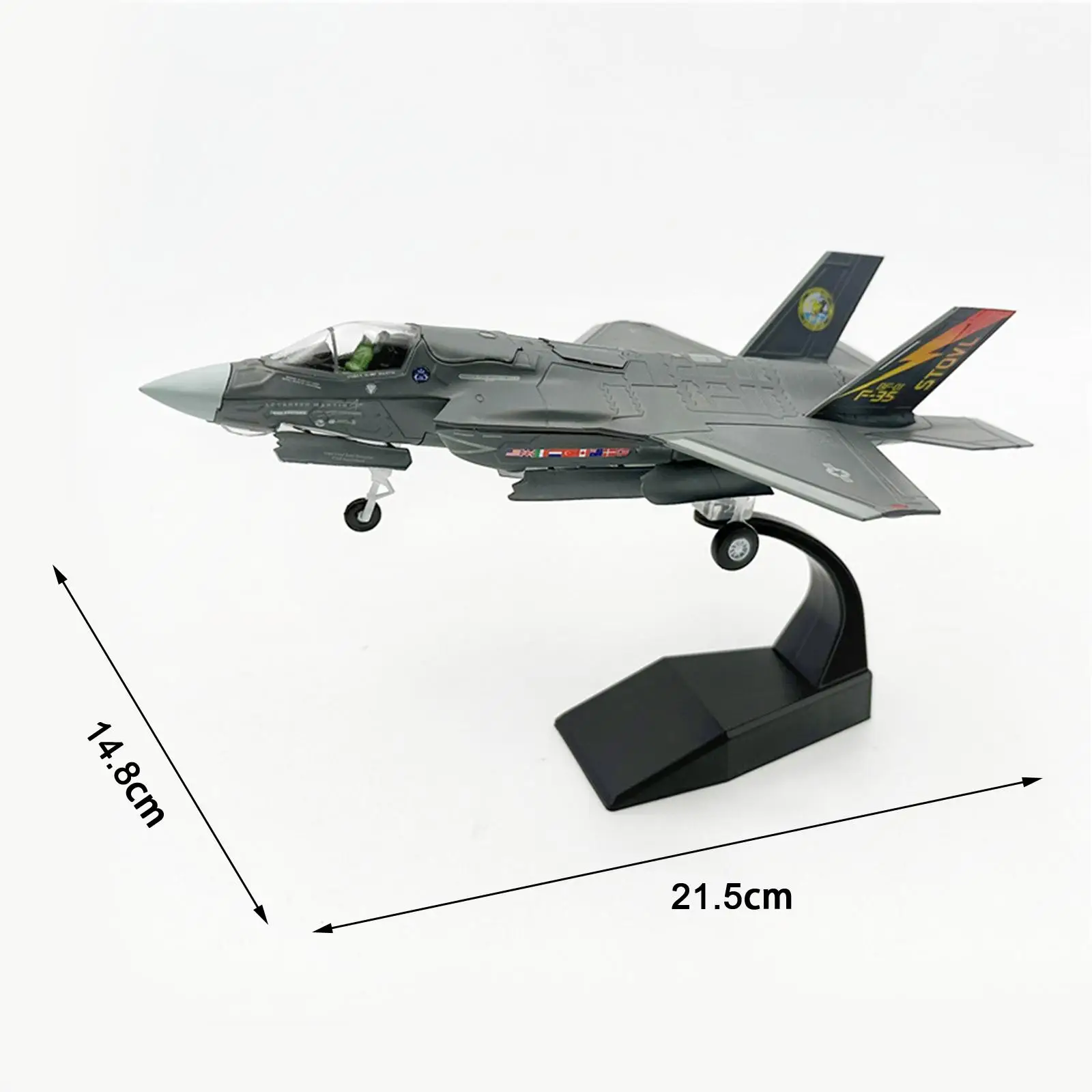 Modelo de avión 1:72 Souvenir colección de aviones modelo fundido a presión para regalo de niño