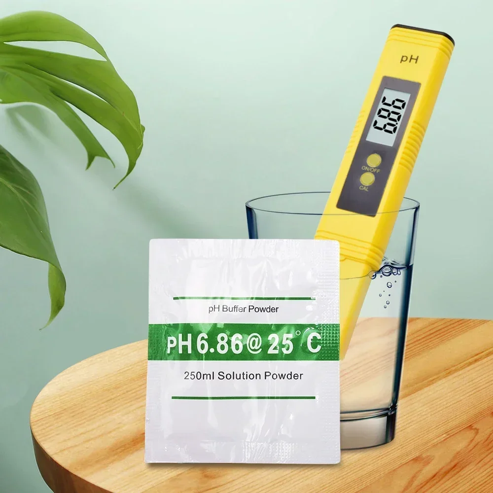 3/6/15pcs PH 4.01 6.86 9.18 Solution Calibration Buffer Powder Accuracy 0.01PH  For PH Tester Meter Digital Measurement